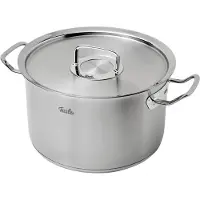 Fissler Original-Profi collectie / Roestvrijstalen kookpan (diameter 28 cm, 10,0 liter). Pannen inclusief metalen deksel, interne maatverdeling – geschikt voor inductie