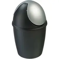Sunware Tiglio tafel prullenbak 1,5L zwart