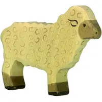 Holztiger Schaap Staand Speelgoedfiguur