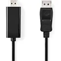 Nedis DisplayPort-Kabel | DisplayPort Male | HDMI | 2 m | 1 stuks - CCGB37100BK20