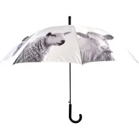 Esschert Design Paraplu Boerderijdieren Zwart-wit zwart-wit Esschert Design