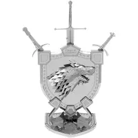 Metal Earth ICONX- Game of Thrones: House Stark Sigil - 3d Puzzel