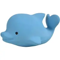 Tikiri Mijn Eerste Oceaandiertje - Dolfijn - Natuurlijk Rubber - Met Belletje - 0 Jaar
