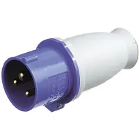 Q-Link CEE stekker | (Driepolig, Met aarde, 16A, Blauw)