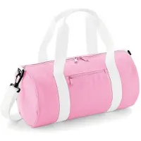 Bagbase Ronde sporttas roze 12 liter voor meiden - Sporttassen