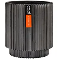 Capi Europe Bloempot Groove Antraciet D 11 H 12 Cm