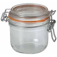 Le Parfait 6x Luchtdichte weckpot transparant glas 0.2 liter - Weckpotten
