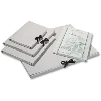 KT9 Tekenmap Folia 50 X 70cm Blanco Met Lint