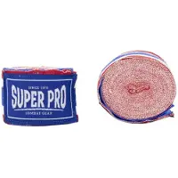 Super Pro Combat Gear Bandages Rood/Wit/Blauw 450cm