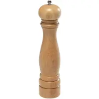 Kesper Pepermolen Rubberhout - Ø6 Hoogte 26.5 Cm - Zoutmolen en kruidenmolen - Peper / Zout / Kruiden molen - Keramisch maalwerk - 26.5Cm