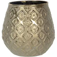 Clayre & Eef Grijze Waxinelichthouder Ø 10*10cm 6GL2768