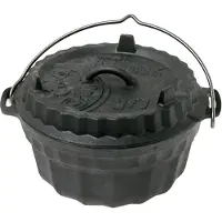 Petromax Ring Cake Pan GF1, bakvorm, zwart