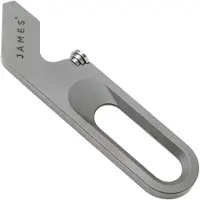 The James Brand Halifax, titanium, sleutelhanger