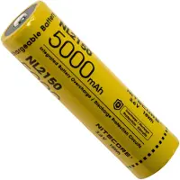 Nitecore 21700 / NL2150 Li-ion batterij (3.6V, 5000 mAh, 8A)