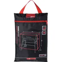 Pro Garden Zwarte afdekhoes/beschermhoes voor barbecue/bbq 85 x 95 x 60 cm - Barbecuehoezen