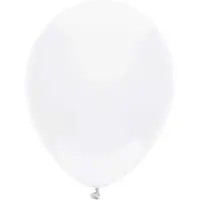 Haza ballonnen wit 30 cm 100 stuks