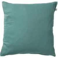 Dutch decor - JAMES - Sierkussen 45x45 cm - duurzaam katoen - effen kleur - Sagebrush Green - groen