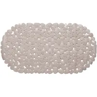 Wicotex Badmat antislip stones 68x35cm taupe taupe PVC Antislipmat