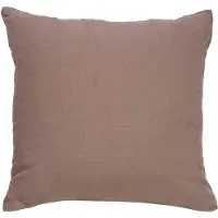 Dutch decor - LINN - Sierkussen 45x45 cm - 100% linnen - effen kleur - Driftwood - taupe