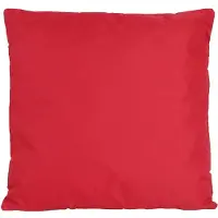 Anna's Collection Buiten of tuin sier kussens - rood - 45 x 45 cm - binnen/buiten - Sierkussens