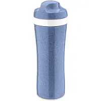 Koziol Oase 425 ml blauwe waterfles