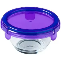 Pyrex Vershoudbakje My First Rond Transparant Paars 0,2 L