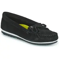 Minnetonka Mocassins 'Kilty plus' zwart / wit