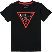 GUESS Shirt lichtrood / zwart / wit