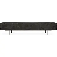 Ethnicraft Graphic TV Dressoir Teak Zwart