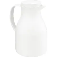 Haushalt Thermoskan met drukvergrendeling wit - 1 liter