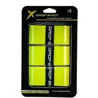 Drop Shot padel overgrip TACKY - neon geel - 3stuks