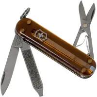 Victorinox Classic SD Translucent Colors, Chocolate Fudge 0.6223.T55G Zwitsers zakmes