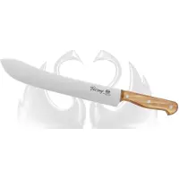 Due Cigni Tuscany 2C764-28OL slagersmes 28 cm olijfhout