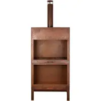 Esschert Design - Tuinkachel XL - met Houtopslag - Roest