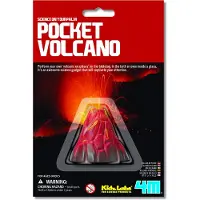 4M Wetenschap en Spel - Creëer Een Vulkaanuitbarsting - Mini Versie - KidzLabs - 5+
