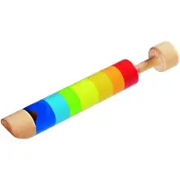 Goki Speelgoedinstrument - Sliding Flute - L16,5Cm - Gekleurd Hout - 3 Jaar