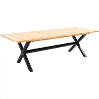 Yoi Tuintafel Wakai Black Teak 236 x 100 cm