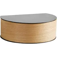 Woud Wallie plank zwart, eiken