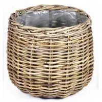 Van der leeden Mand rond d38h33cm grijs