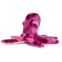Keel Toys Pluche knuffel dier inktvis/octopus 25 cm - Knuffel zeedieren
