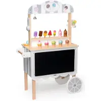 Vigatoys Viga Toys Mobiele Winkel IJssalon Zoetwaren 3in1