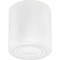 BES LED Opbouwspot GU10 - Frino - Opbouw Rond - Glans Wit - Aluminium - Kantelbaar - Ø93mm