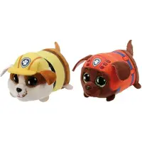 TY - Knuffel - Teeny Paw Patrol - Rubble & Zuma