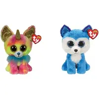 TY - Knuffel - Beanie Boo's - Yips Chihuahua & Prince Husky