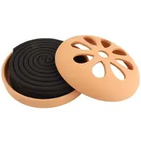 Orange85 Citronella - Wierook - Spiraal met Terracotta - Houder - 10 stuks - 15x5cm - Anti Muggen