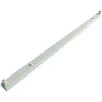 BES LED LED TL Armatuur T8 - Aigi Dybolo - 120cm Enkel - IP20 - Mat Wit - Staal