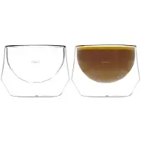 Kruve Imagine Set van twee glazen voor melkdranken 200 ml