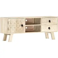 vidaXL Tv-meubel 110x30x44 cm massief mangohout