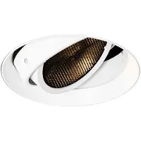 QAZQA Moderne inbouwspot wit GU10 AR111 rond trimless - Oneon Honey
