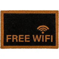 Out of the blue Free wifi deurmat